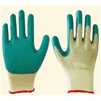Latex Crinkle Gloves - Polyester Cotton T/C-5Yarns