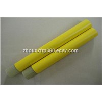 yellow color fiberglass pipes