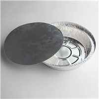 Aluminum foil food grade storage containers with lids