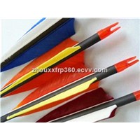 different color true feather carbon fiber arrows