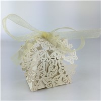 Personalized laser cut wedding souvenirs wedding gifts bags for guests wedding favor boxes