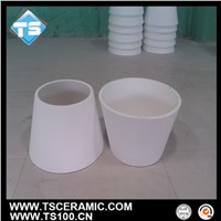 cone shape aluminum lining tube for wear-resistant