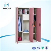 Top quality factory direct sales 3 door almirah design / cheap wardrobe closet