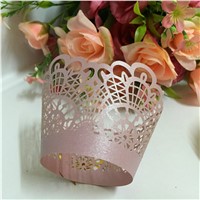 Laser cutting paper Cupcake Cups Wrappers for Cake