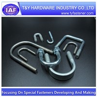 U Bolt With Washer And Nut/ steel / zinc