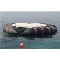Rubber airbag/pontoon for marine structures/equipments floating.