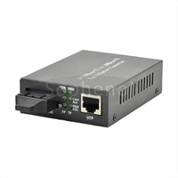 fast 10100TX RJ45 port Singlemode fiber media Converter