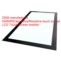 (12.1-100'') 19 inch IP65 USB and RS232 clarity image Infrared  touch screen panel