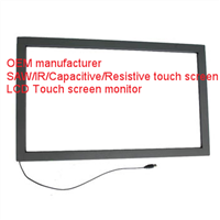 (12.1-100'') 55inch high contrast low power consumption IR touch screen