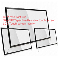 (12.1-100'') 18.5 inch sunlight readable  anti-jam anti-shock  IR touch screen