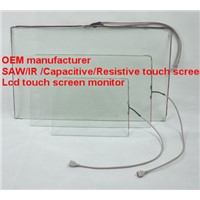 (8-32'') 22 inch high light transmission IP 64 high accurancy   saw touch screen