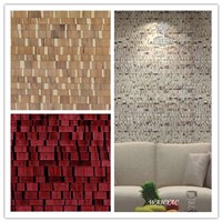 New design for interior decoration,luxury nature handmade wallpaper