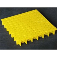 FRP GRATING WITH DIAMOND TOP COVER
