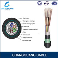 Fiber Optic Cable Arieal Stranded Armored Multicore Duct Fiber Cable GYTA53 Optical Fiber Cable