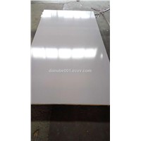BRUSERSTANG Melamine Faced MDF Board. HIGH GLOSSY. TITANIUM WHITE COLOR