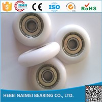 Low price ! White nylon Pulley Wheel for sliding Door and Window