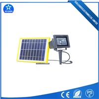 Lawn/Garden Lighting 10W Solar LED Rechargeable Flood Light Waterproof IP65 RF Control