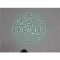 FU52010YH50-GD16 DOE green 10 rings circle rounded circular circularity Concentric rings laser
