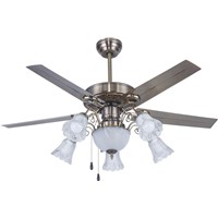 Chandelier Iron LED 48Inch Ceiling Fans with Light
