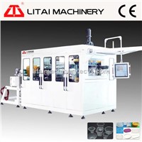Automatic Lubrication PS Plastic Cup Thermoforming Machine