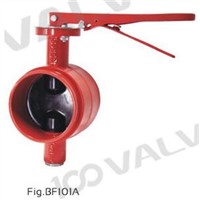 MSS SP-67 300PSI GROOVED-END BUTTERFLY VALVE