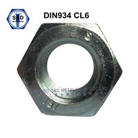 DIN934 Hex Nuts Class 6 3cr+Zinc Plated