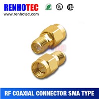 New hot best stailess steel sma male to female connector RG59