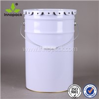 5 gal metal bucket/drums/barrel with flower for paint/latex use