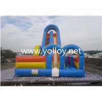 Inflatable Bouncy Slide,Inflatable Dry Slide Toy,Obstacle Commercial Slide for Kids