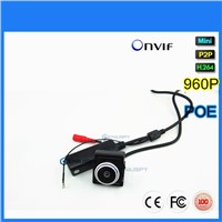 1.3MP Hd Onvif P2P Mini Ip Camera HD 960P 180 Degree 1.78mm Korea Fisheye Lens Mini POE Ip Camera