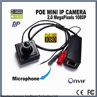 POE Mini IP Camera 1080P Indoor Microphone 2MP Onvif Mini 1080P Hd Ip Cam Support Phone&amp;amp;Audio