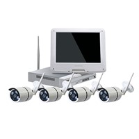 10.I inch lcd monitor wireless cheap cctv camera kit with NVR