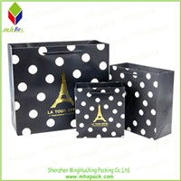 Custom Paper Packaging Bag with Hot Stamping