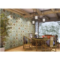 high quality european style matt surface flower ceramic glazed rustic tiles