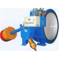 Heavy hammer hydraulic control slowing closed butterfly valve