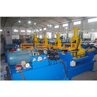 Power-propelled weld bead rolling machine