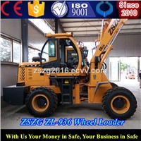 small front 4WD wheel loader front loaders price for sale