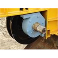 Industry railway trailer wheel with hardness 40