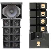 Dual 10&amp;quot; Woofer Speakers Outdoor Stage Loudspeaker Line Array System