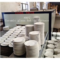 Electric heating continuous furnace ceramic glass annealing