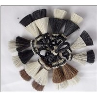 Handmade all colors of horse hair tassel in 2-5 inches long