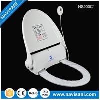 Electric toilet seat smart sanitary toilet with disposable cover