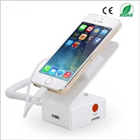 mobile phone charger display stand with alarm and charging