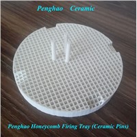 D72mm Round Dental Honeycomb Firing Tray (ceramic pins)
