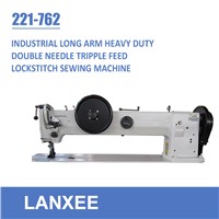 Lanxee 221-762 Double Needle Heavy Duty Long Arm Sewing Machine