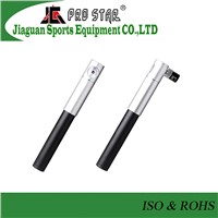 High Quality Mini Alloy Dual Action bicycle alloy hand pump with Pressure Gauge