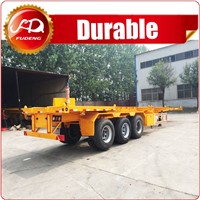 Extensively used 20ft and 40ft containers chassis trailer