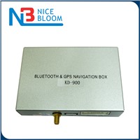 Universal GPS navigation box for connection to OEM monitors