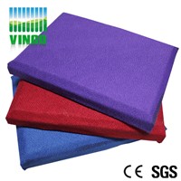 PU leather outside packed polyester fiber cotton sound absorbing acoustic panel for theater