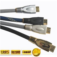 High quality 2m best buy black HDMI Cable 24k golden plated 1.4